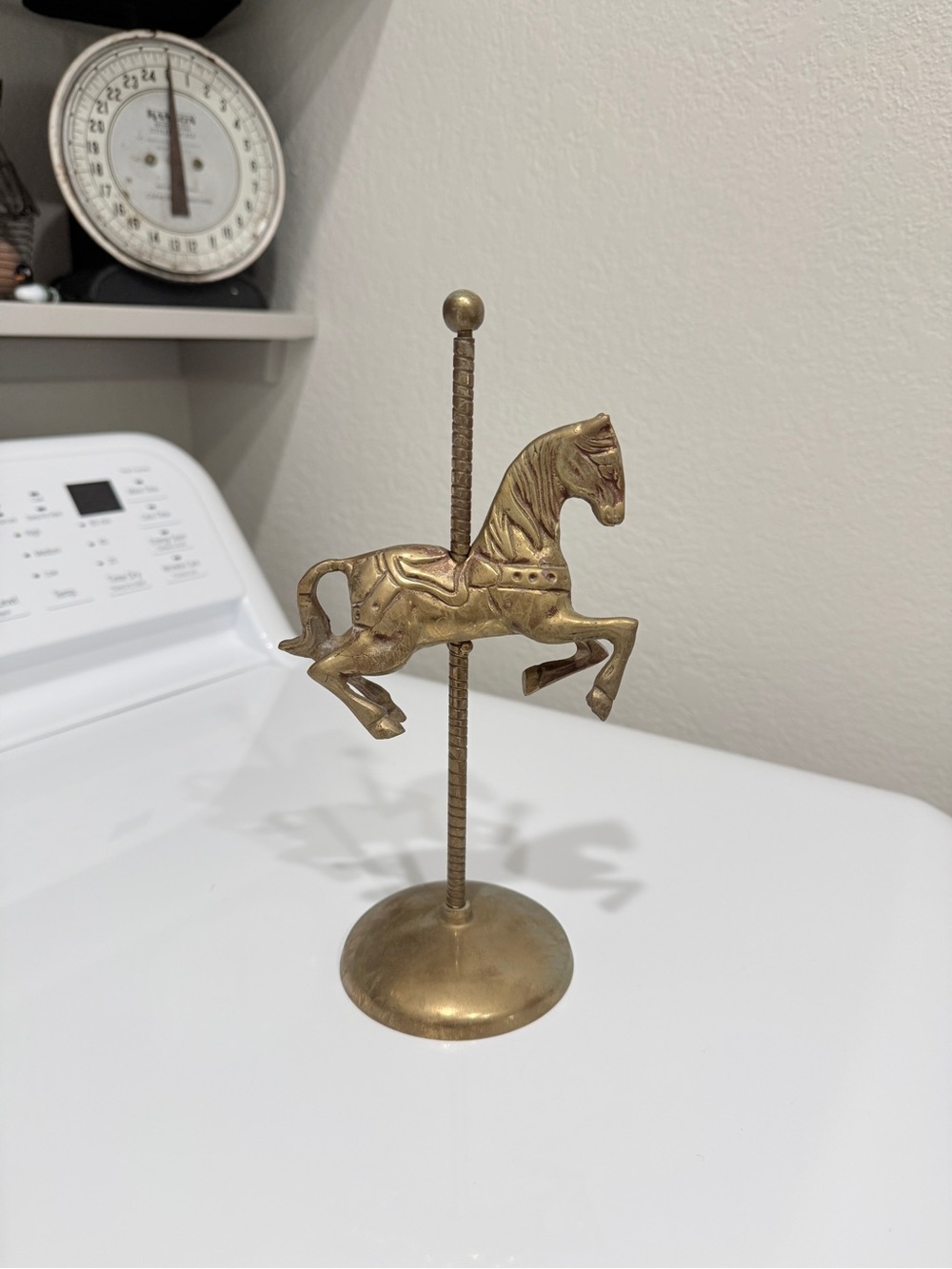 Vintage Brass Carousel Horse Figurine - Picture 11 of 13